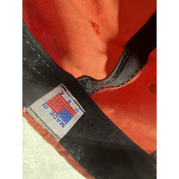 BMW Hat Cap Strapback Orange Embroidered Mens Hat  Made USA - Picture 6 of 7